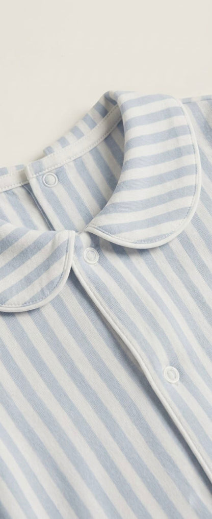 Conjunto de pijama familiar a rayas para madre y bebé | NUVELLA