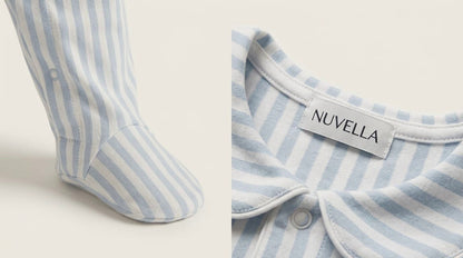Conjunto de pijama familiar a rayas para madre y bebé | NUVELLA
